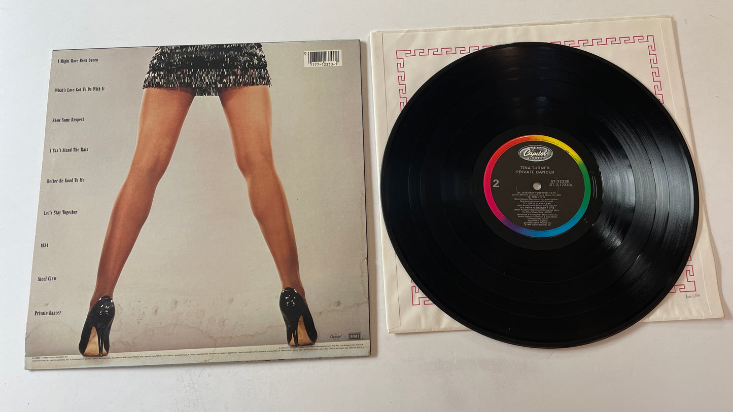 Tina Turner Private Dancer Used Vinyl LP VG+\VG