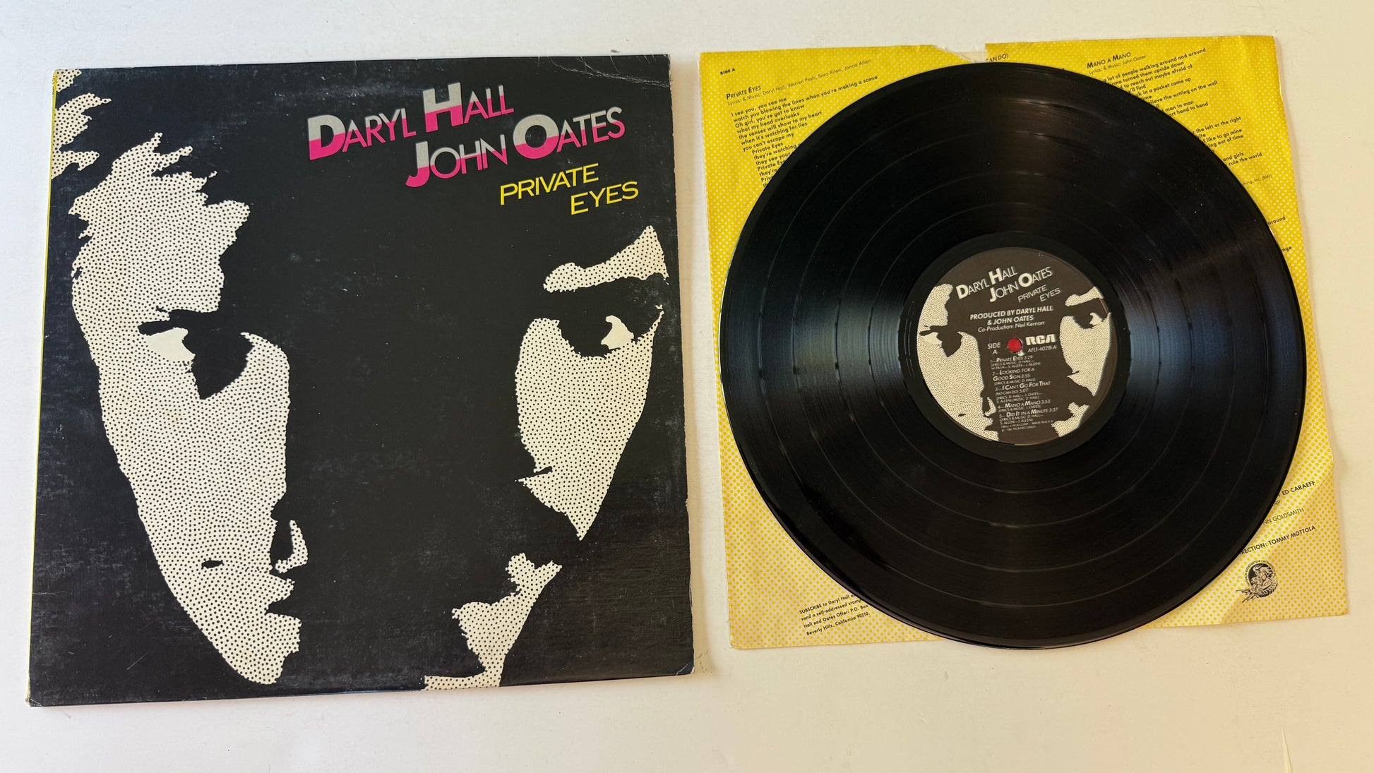Daryl Hall & John Oates Private Eyes Used Vinyl LP VG+\VG