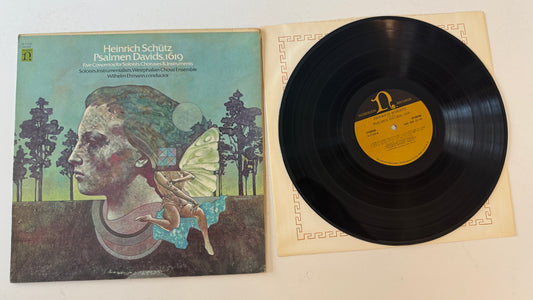 Heinrich Schütz Psalmen Davids, 1619 (Five Concertos For Soloists, Choruses & Instruments) Used Vinyl LP VG+\VG