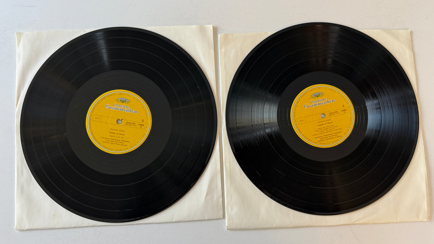 Heinrich Schütz Psalmen Davids Used Vinyl Box Set VG+\VG+
