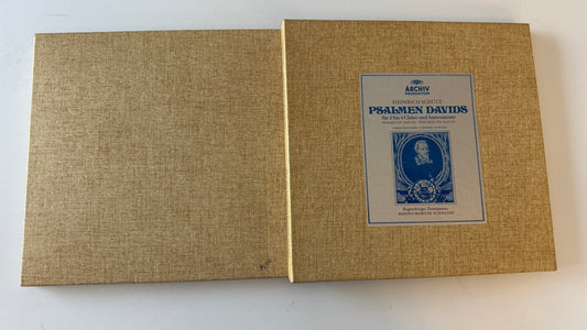Heinrich Schütz Psalmen Davids Used Vinyl Box Set VG+\VG+