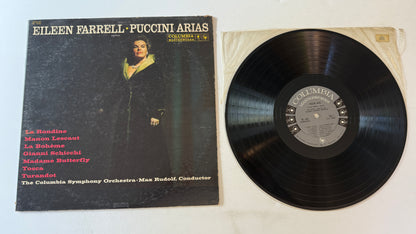 Eileen Farrell Puccini Arias Used Vinyl LP VG+\G+