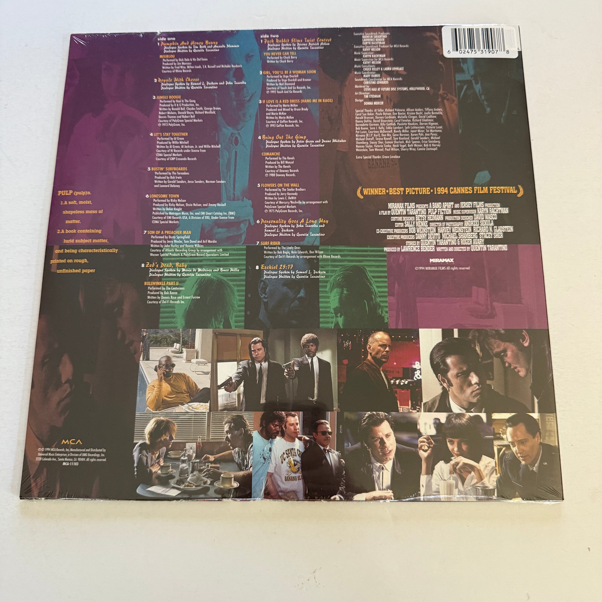 Various Pulp Fiction (Music From The Motion Picture) New Colored Vinyl LP M\M