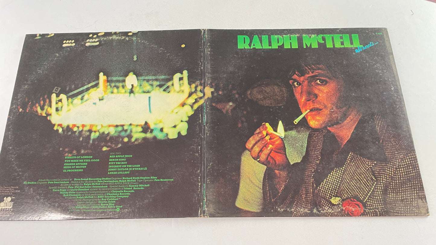 Ralph McTell Streets... Used Vinyl LP VG+\G+