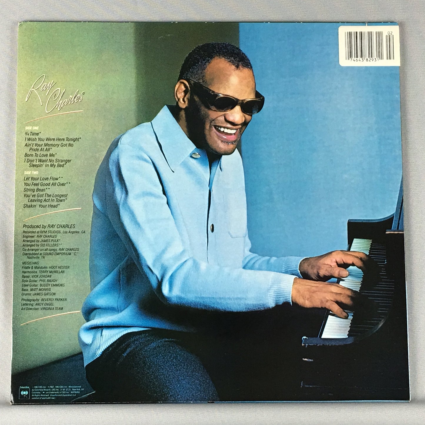 Ray Charles ‎ Wish You Were Here Tonight - Orig Press Used Vinyl LP VG+\VG+