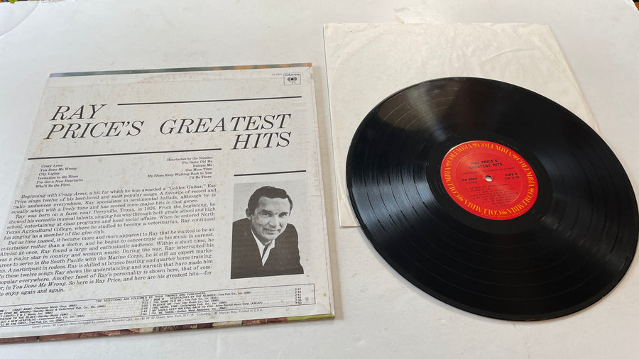 Ray Price Ray Price's Greatest Hits Used Vinyl LP VG+\VG