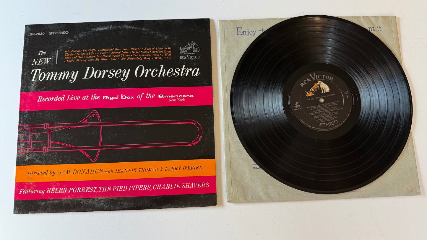New Tommy Dorsey Orchestra Recorded Live At The Royal Box Of The Americana New York Used Vinyl LP VG+\VG