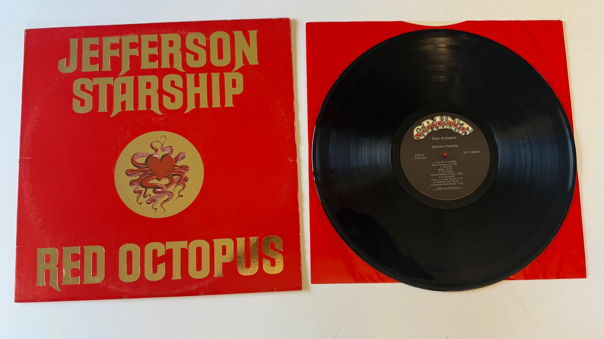Jefferson Starship Red Octopus Used Vinyl LP VG+\VG