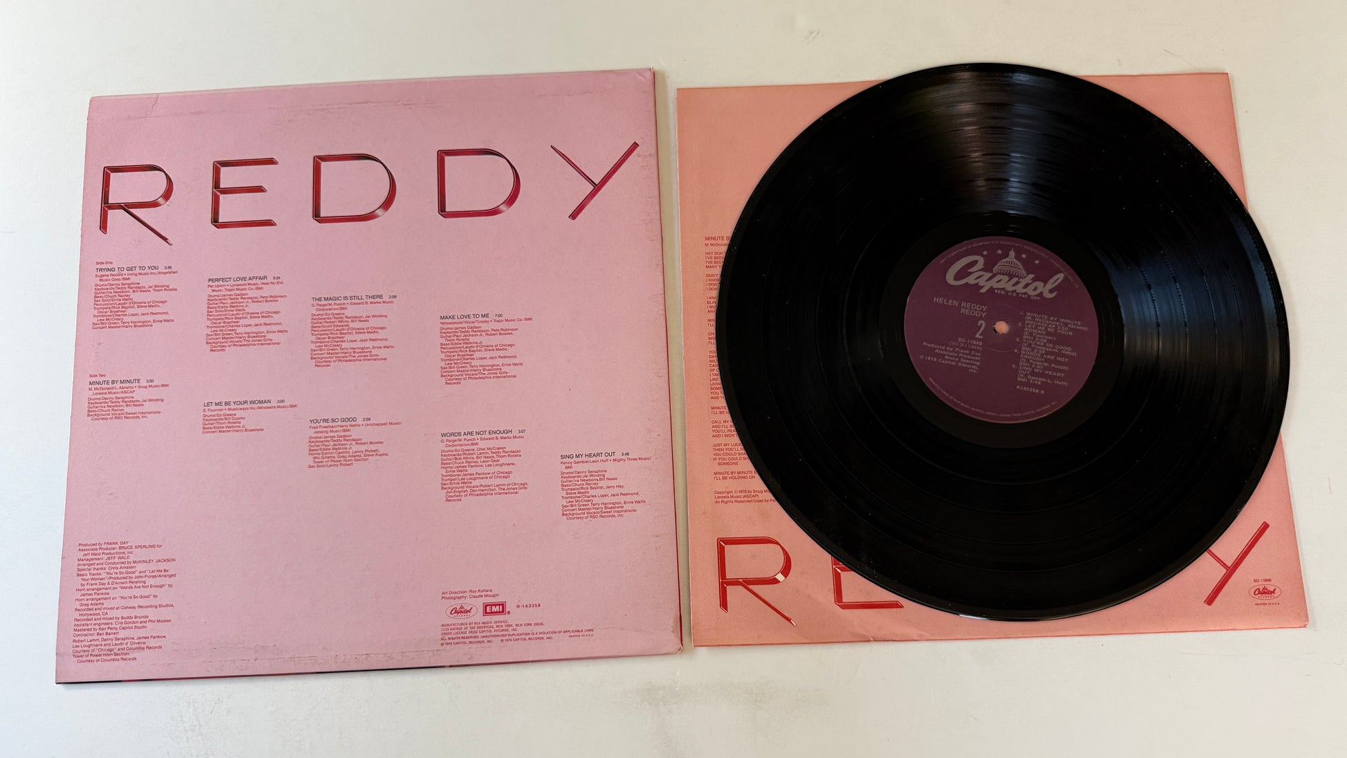 Helen Reddy Reddy Used Vinyl LP VG+\VG