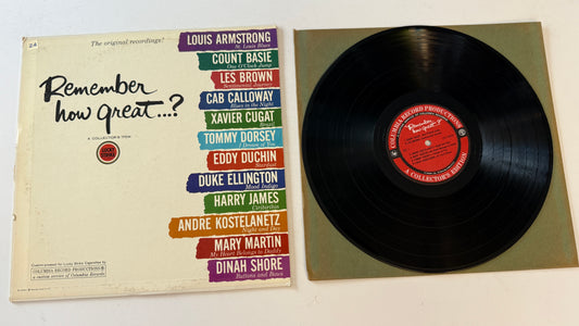 Various Remember How Great...? Used Vinyl LP VG+\G+