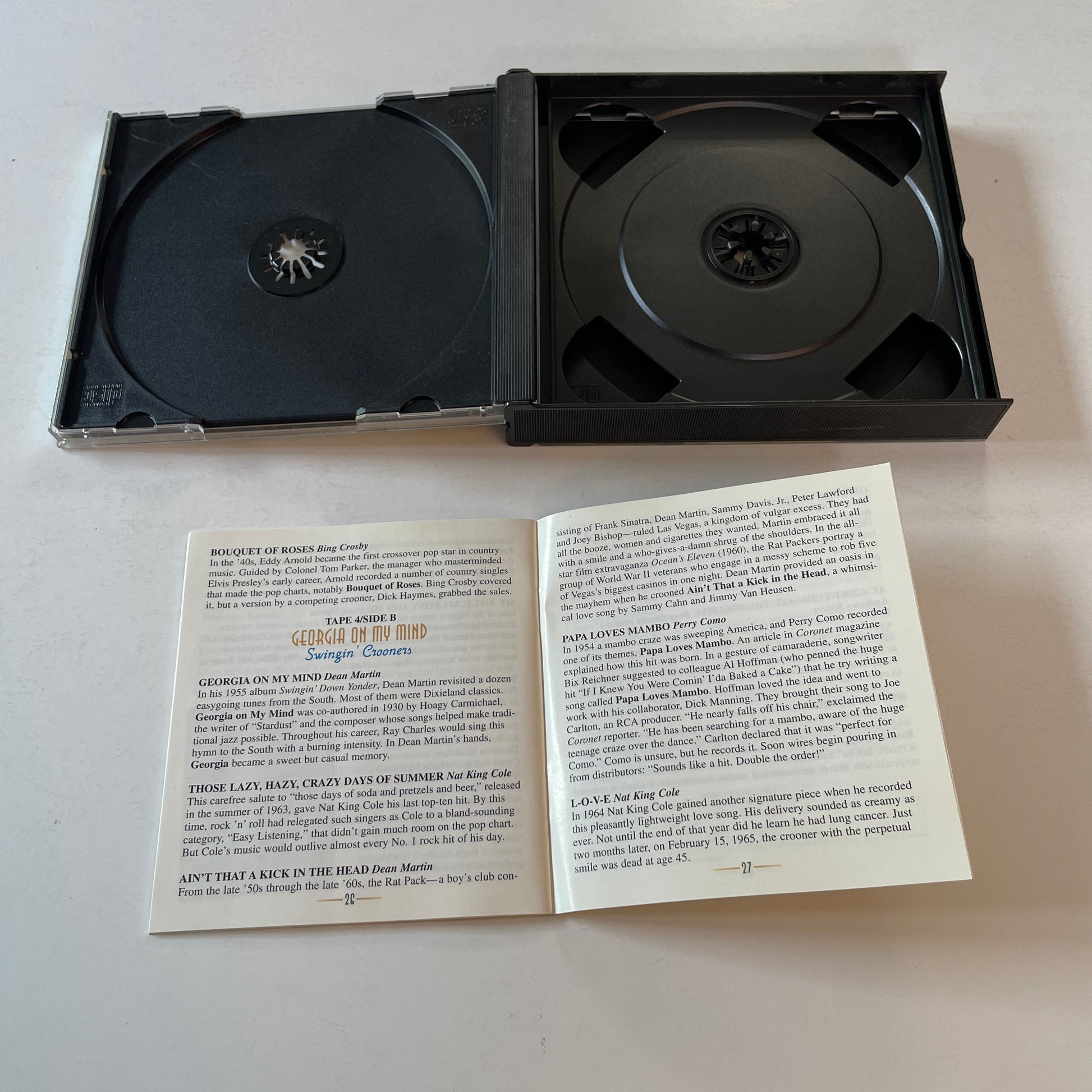 Various Reminiscing With The Great Crooners Used 4CD VG+\VG+
