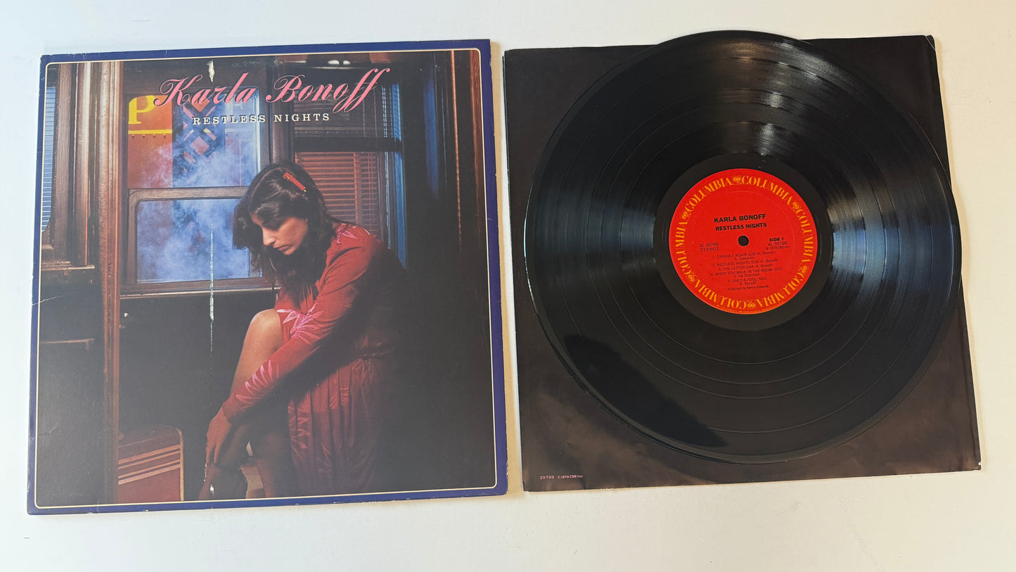 Karla Bonoff Restless Nights Used Vinyl LP VG+\VG
