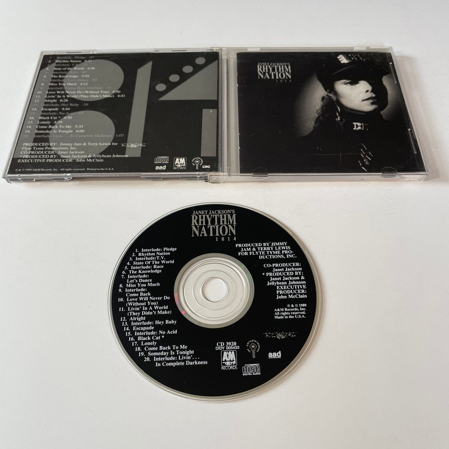 Janet Jackson Rhythm Nation 1814 Used CD VG+\VG+