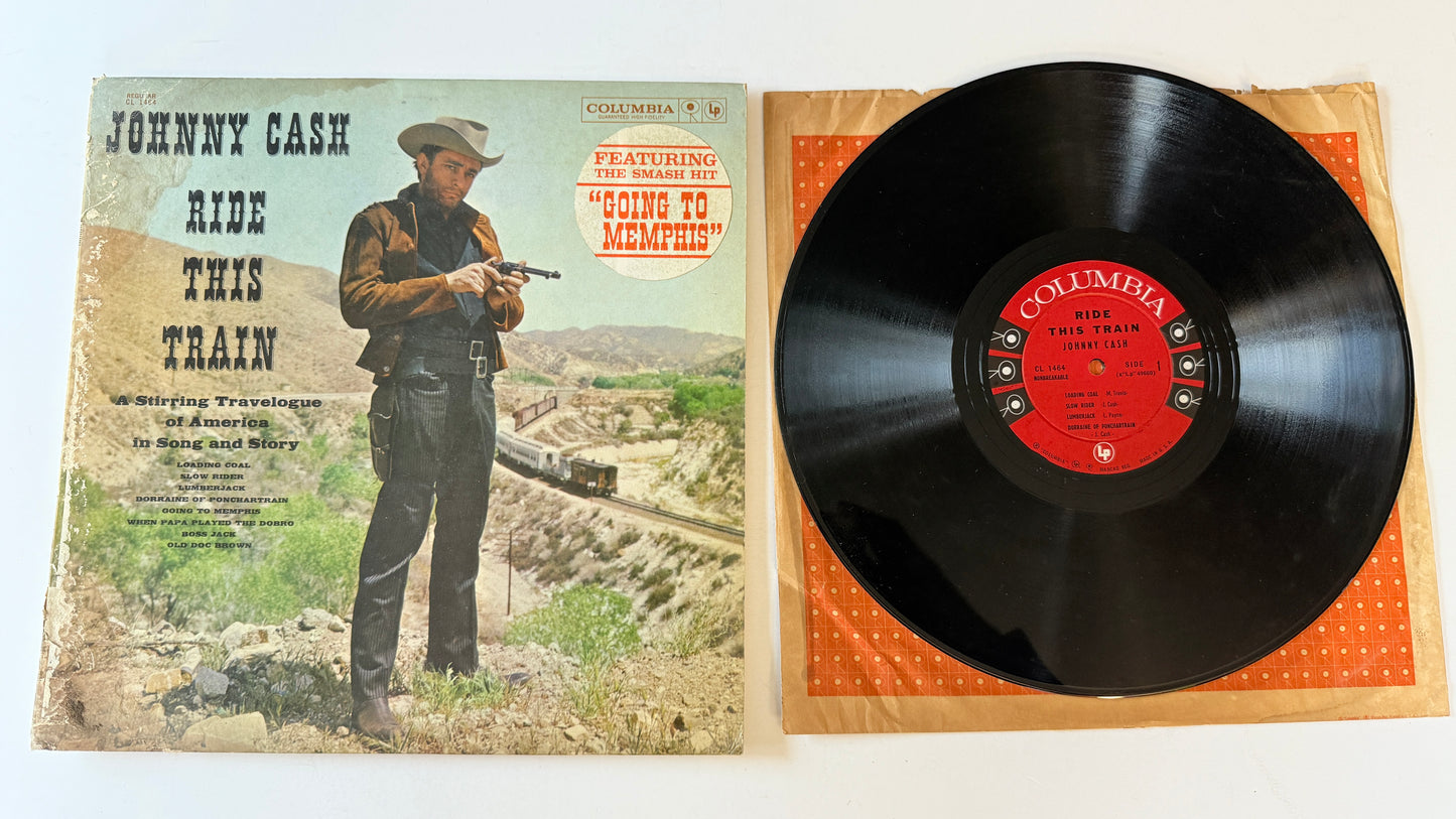Johnny Cash Ride This Train Used Vinyl LP VG+\VG
