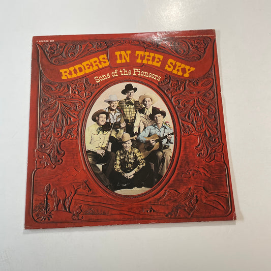 The Sons Of The Pioneers Riders In The Sky Used Vinyl 2LP VG+\G+