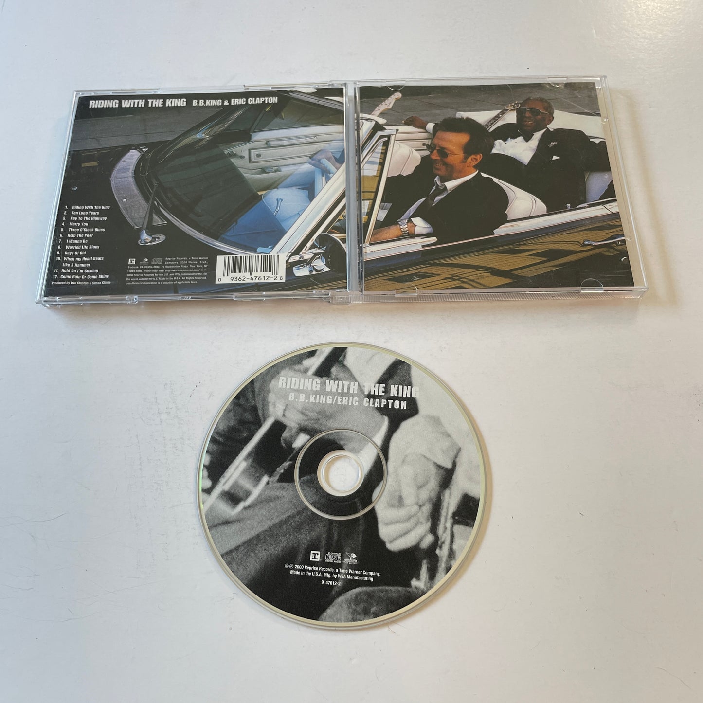 B.B. King Riding With The King Used CD VG+\VG+