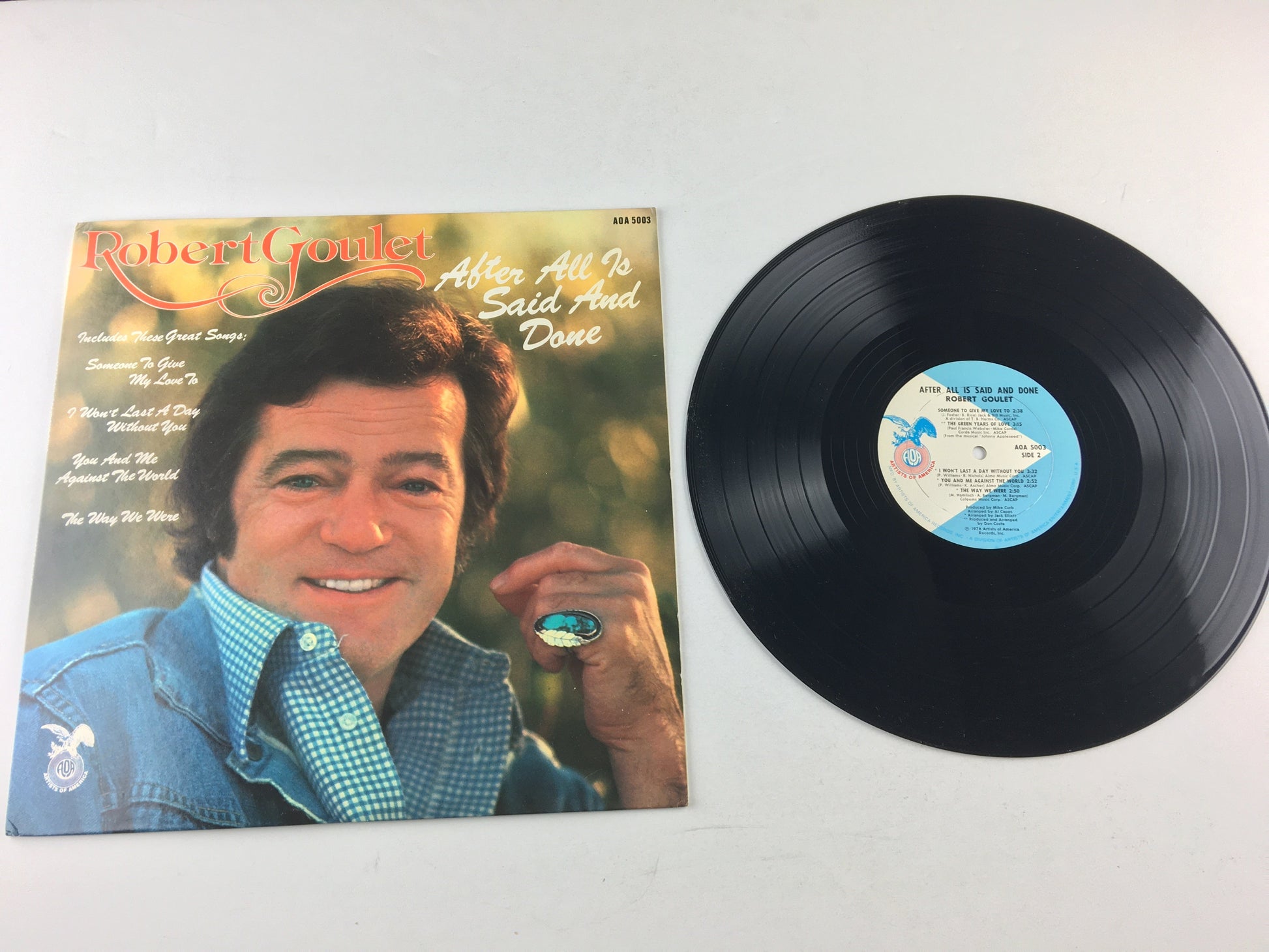 Robert Goulet After All Is Said And Done Used Vinyl LP VG+\VG Black