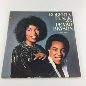 Roberta Flack And Peabo Bryson Live & More Used Vinyl 2LP VG\G