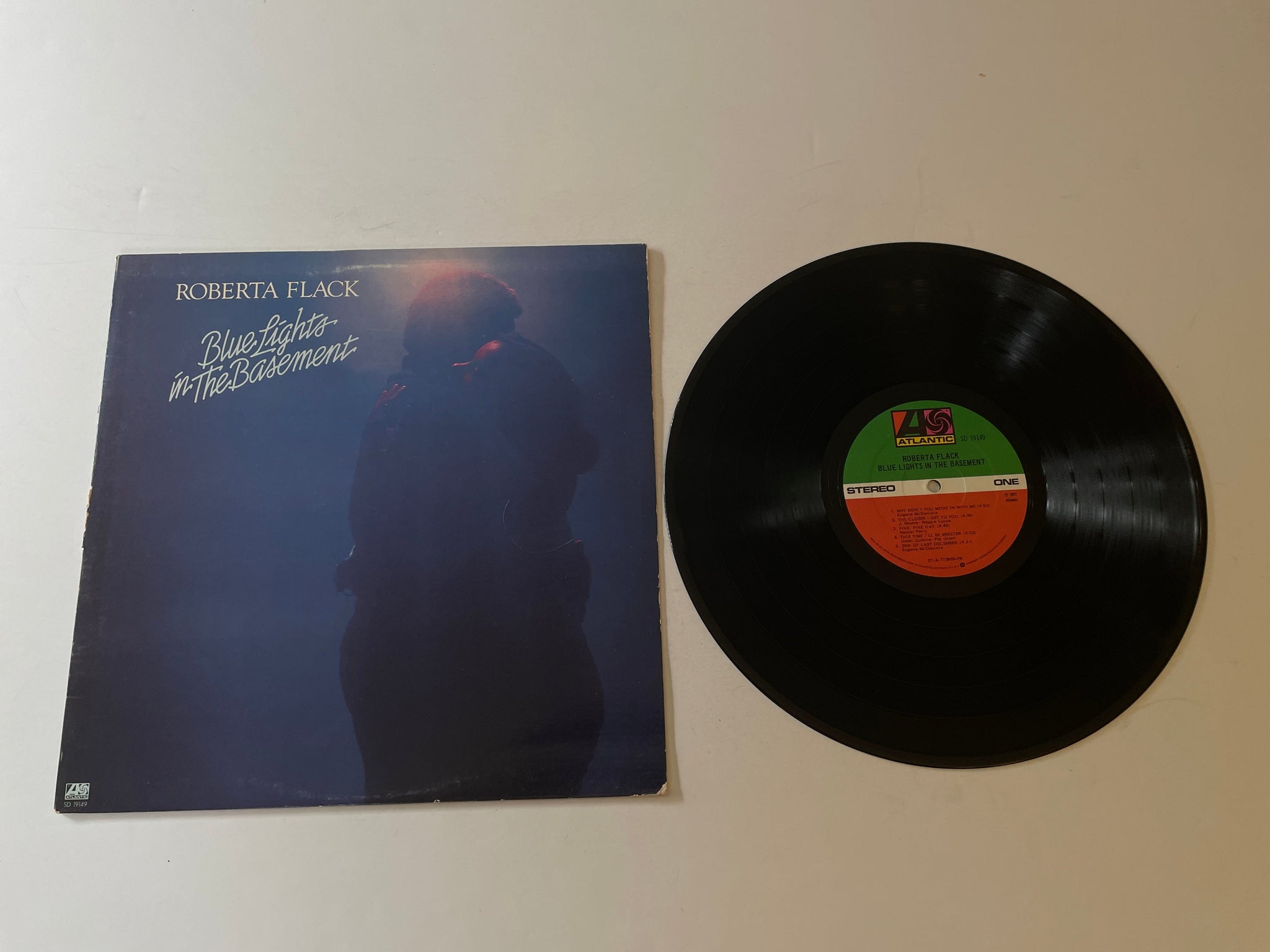 Roberta Flack Blue Lights In The Basement Used Vinyl LP NM\NM Slow Turnin  Vinyl