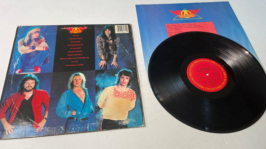 Aerosmith Rock In A Hard Place Used Vinyl LP VG\G+