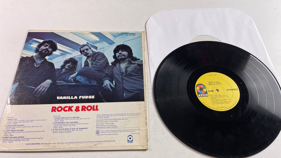 Vanilla Fudge Rock & Roll Used Vinyl LP VG+\VG