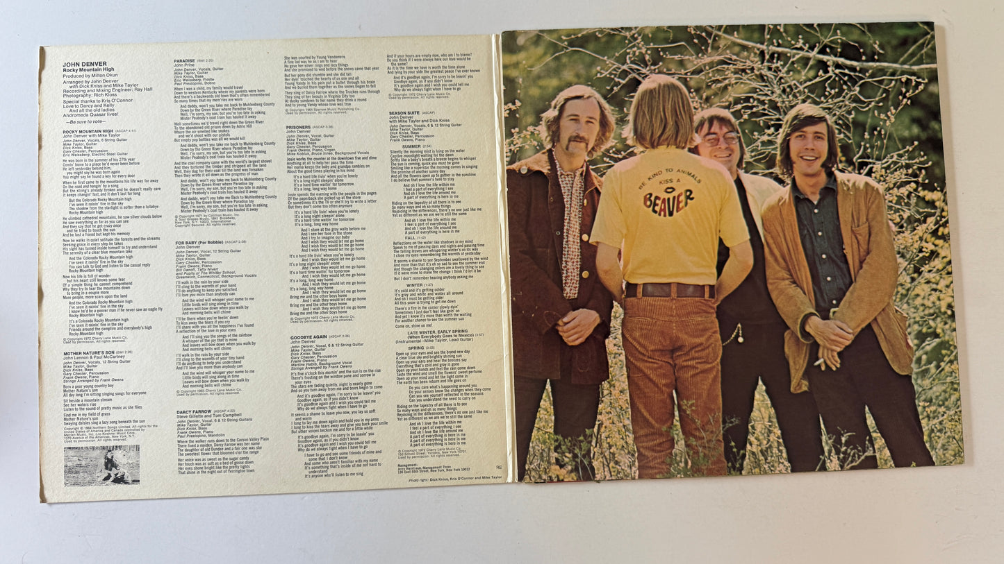 John Denver Rocky Mountain High Used Vinyl LP VG+\VG+