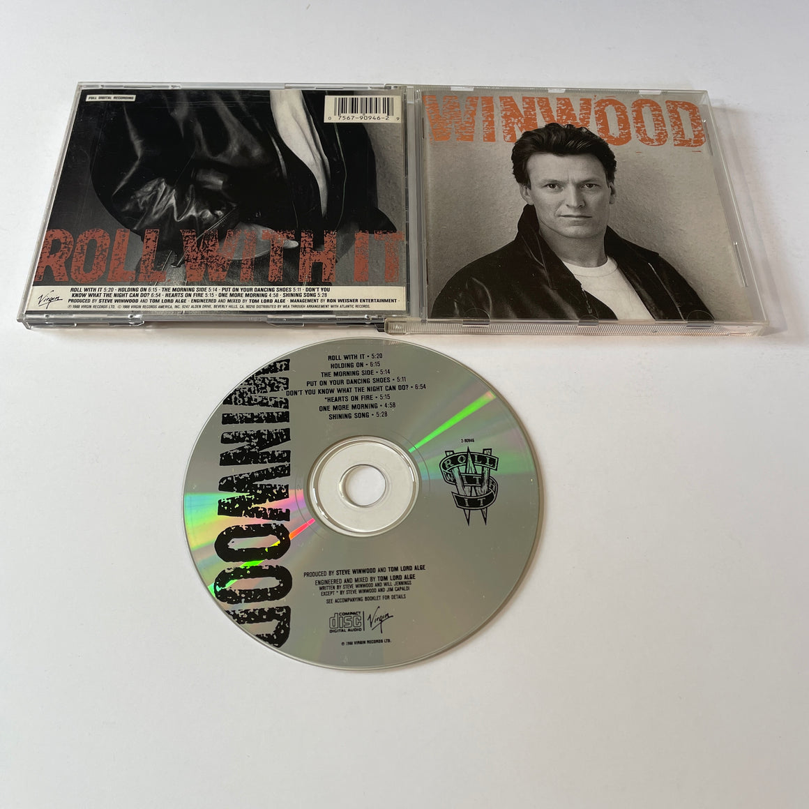 Steve Winwood Roll With It Used CD VG+\VG+
