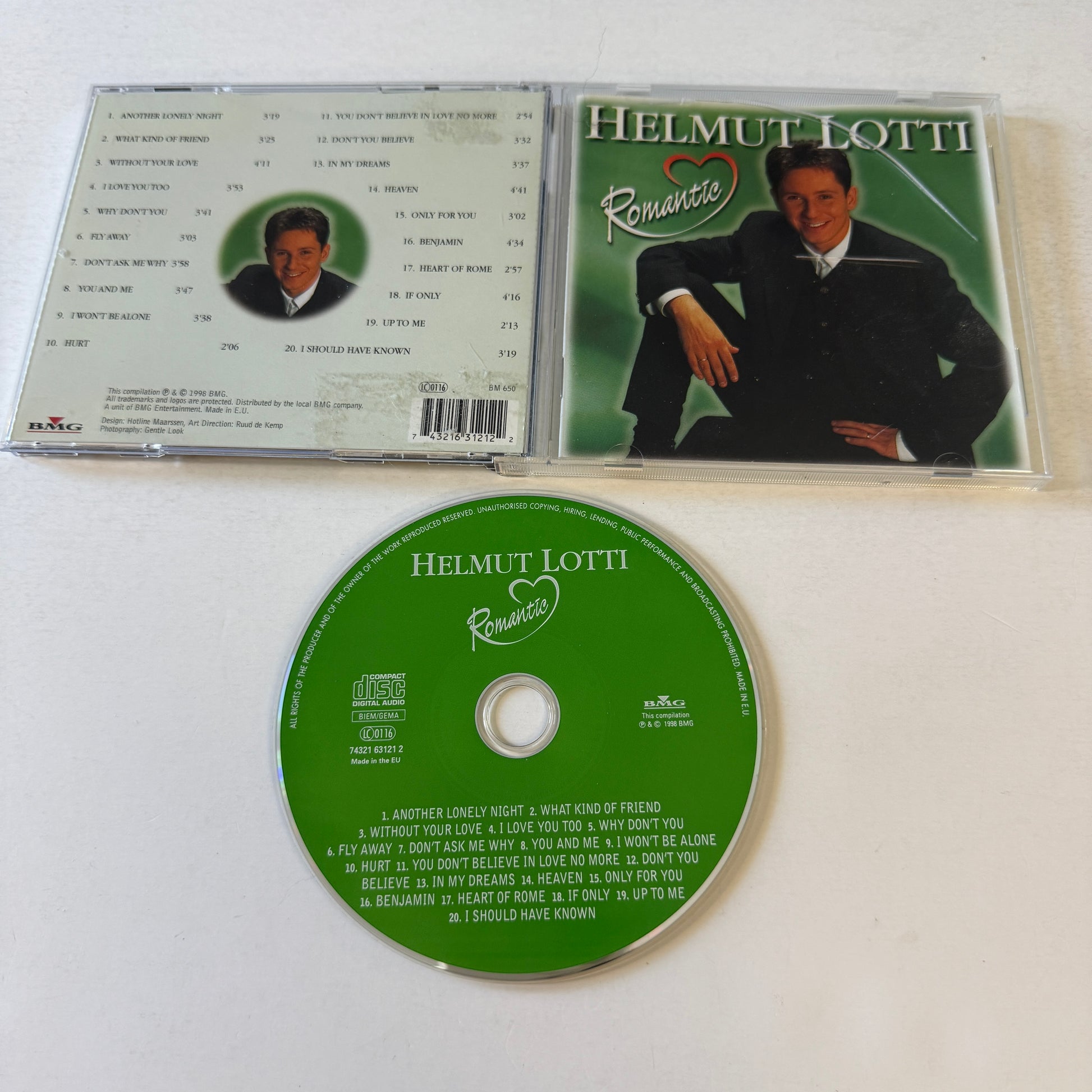 Helmut Lotti Romantic Used CD VG+\VG
