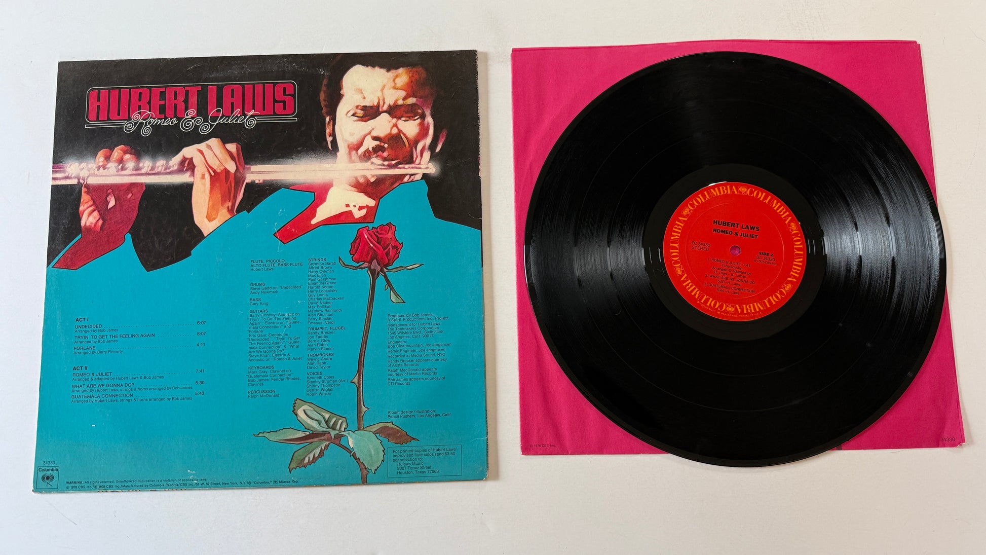 Hubert Laws Romeo & Juliet Used Vinyl LP VG+\VG