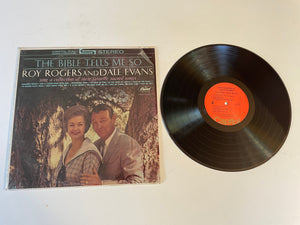 Roy Rogers And Dale Evans The Bible Tells Me So Used Vinyl LP VG+\VG+