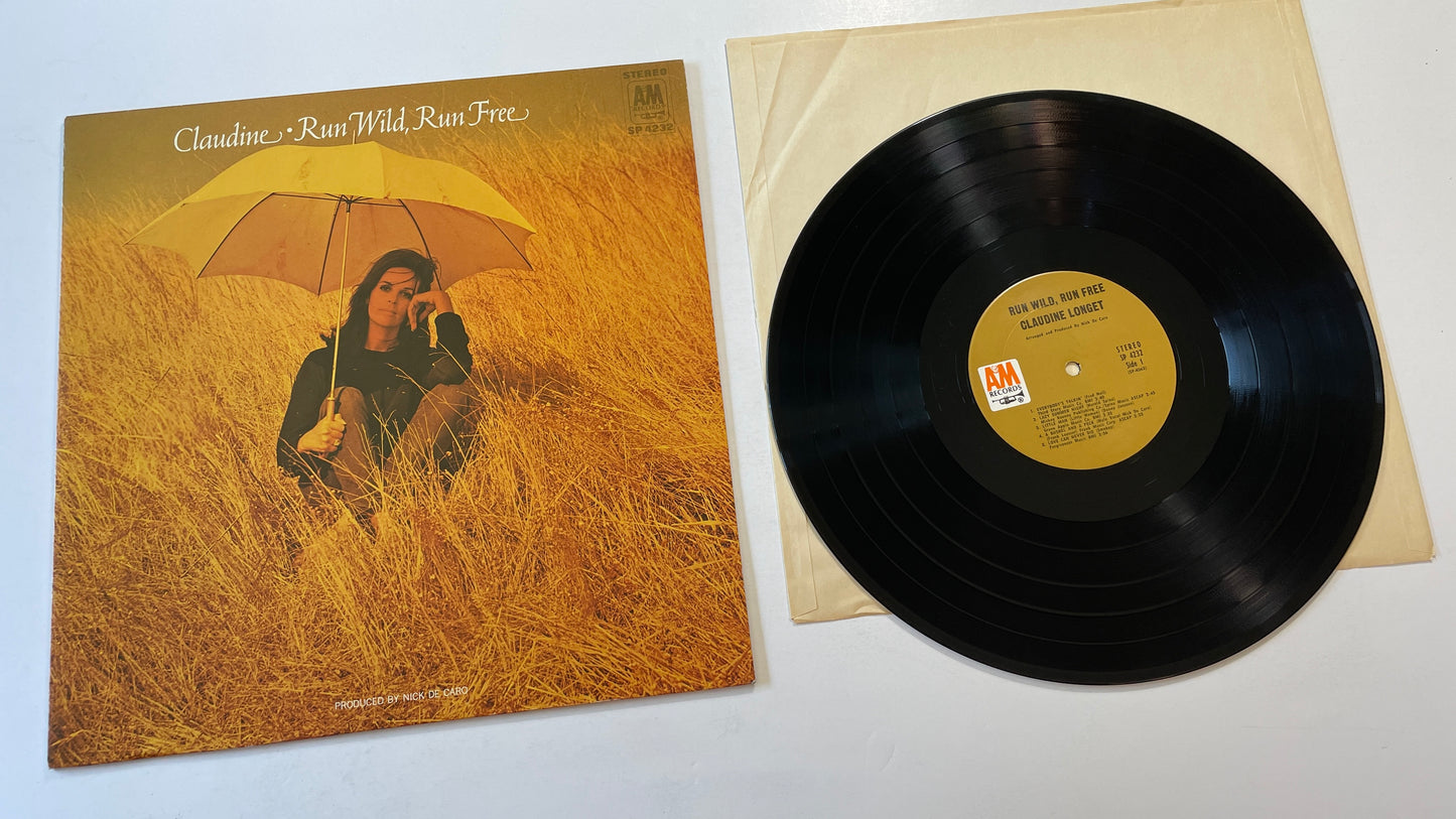 Claudine Longet Run Wild, Run Free Used Vinyl LP VG+\VG+