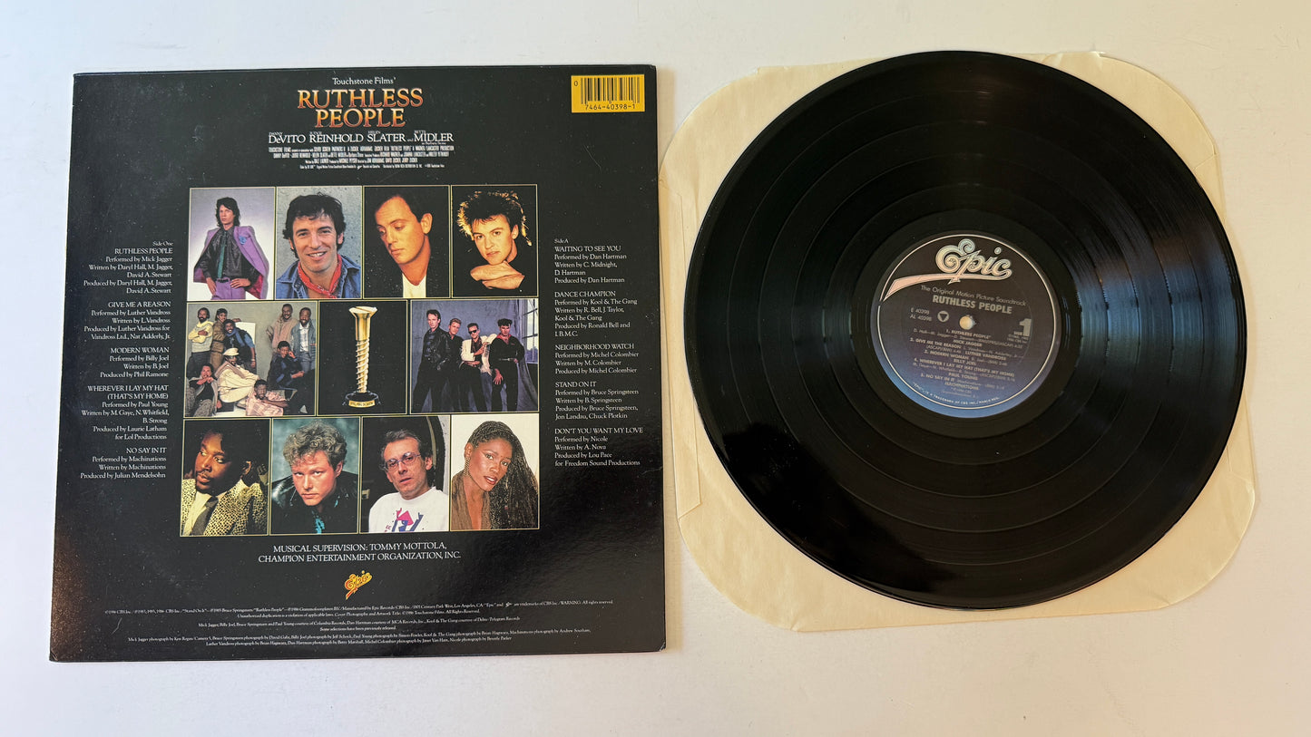 Various Ruthless People (The Original Motion Picture Soundtrack) Used Vinyl LP VG+\VG