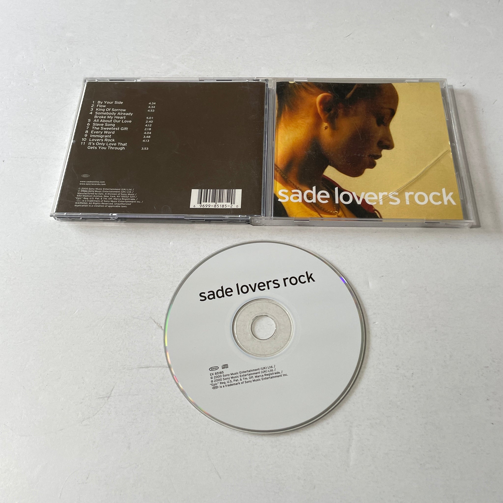 Sade Lovers Rock Used CD VG+\VG+ - Slow Turnin Vinyl