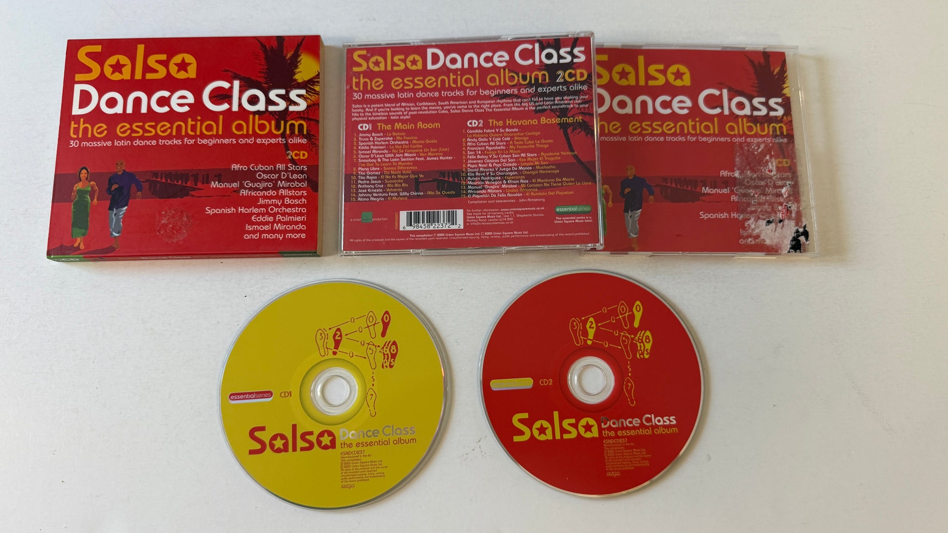 Various Salsa Dance Class - The Essential Album Used 2CD VG+\VG