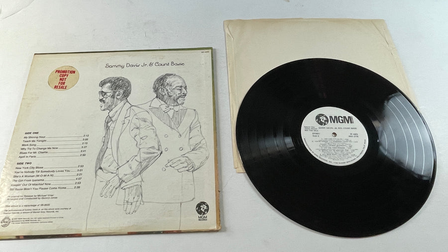 Sammy Davis Jr. Sammy Davis Jr. & Count Basie Used Vinyl LP VG+\VG