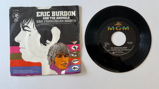 Eric Burdon & The Animals San Franciscan Nights / Good Times Used 45 RPM 7" Vinyl VG+\