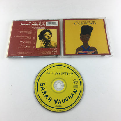 Sarah Vaughan The Essential Sarah Vaughan: The Great Songs Used CD VG+\VG+ Silver