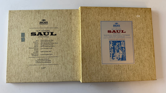Georg Friedrich Händel Saul Used Vinyl Box Set VG+\VG