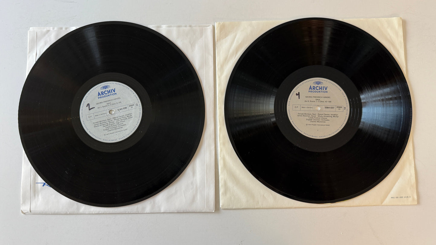 Georg Friedrich Händel Saul Used Vinyl Box Set VG+\VG