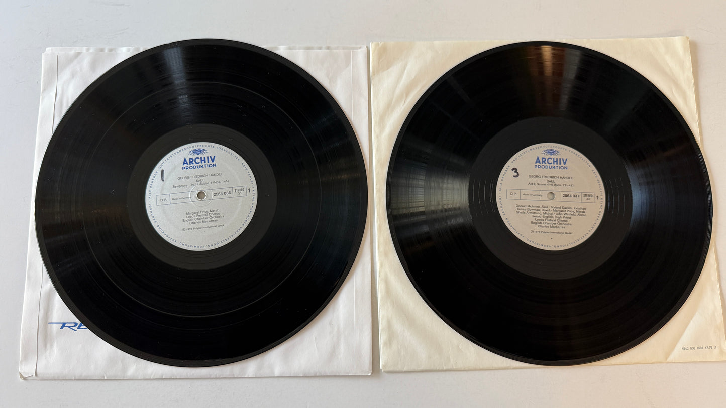 Georg Friedrich Händel Saul Used Vinyl Box Set VG+\VG