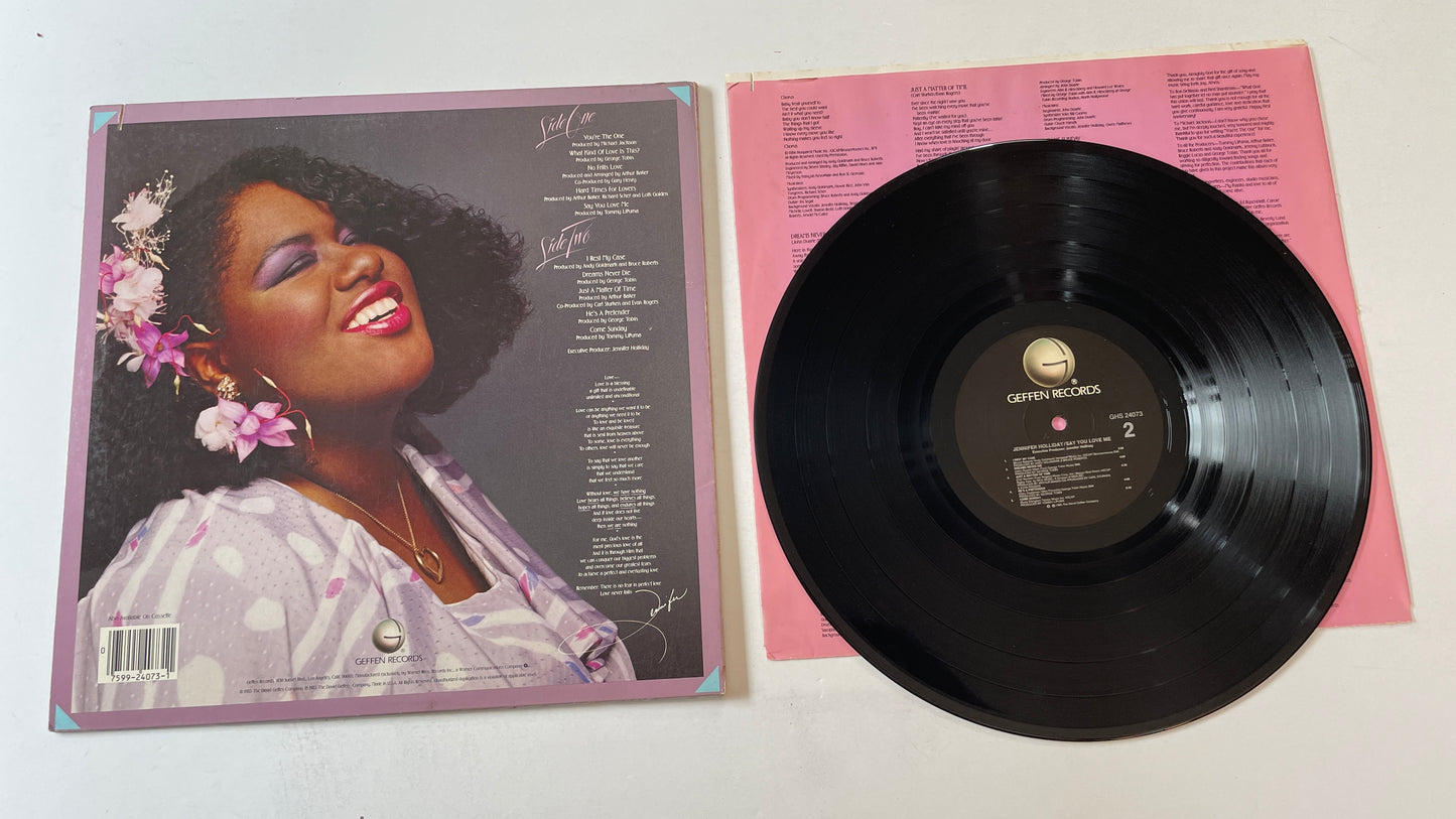 Jennifer Holliday Say You Love Me Used Vinyl LP VG+\VG