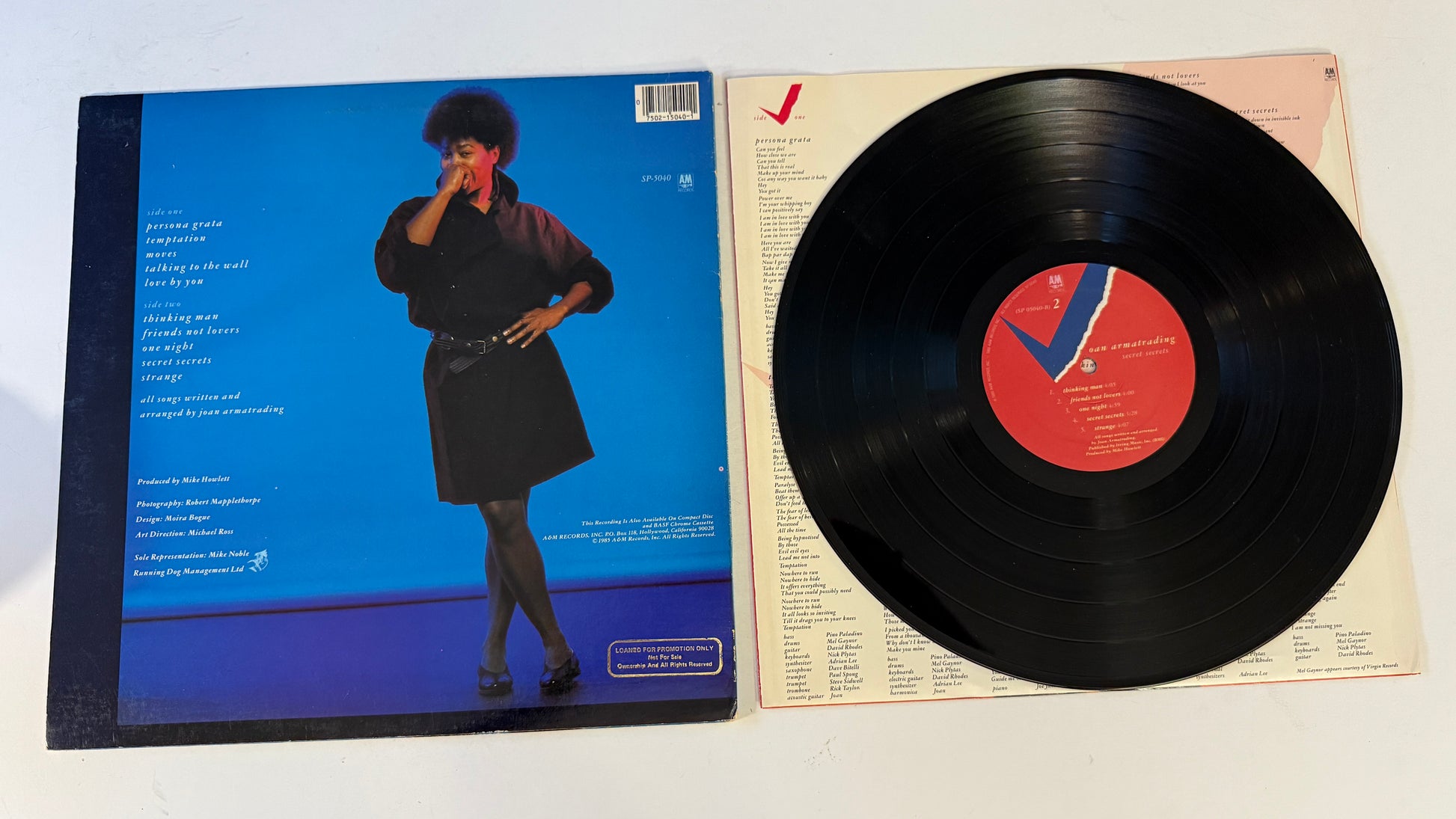 Joan Armatrading Secret Secrets Used Vinyl LP VG+\VG