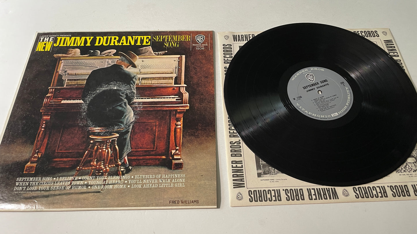 Jimmy Durante September Song Used Vinyl LP VG+\VG+