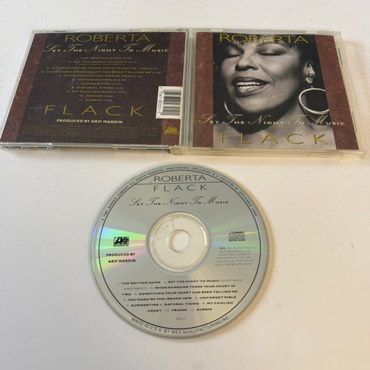 Roberta Flack Set The Night To Music Used CD VG+\VG