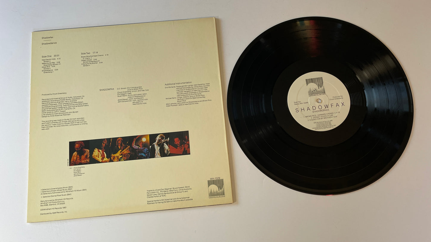 Shadowfax Shadowdance Used Vinyl LP VG+\VG+