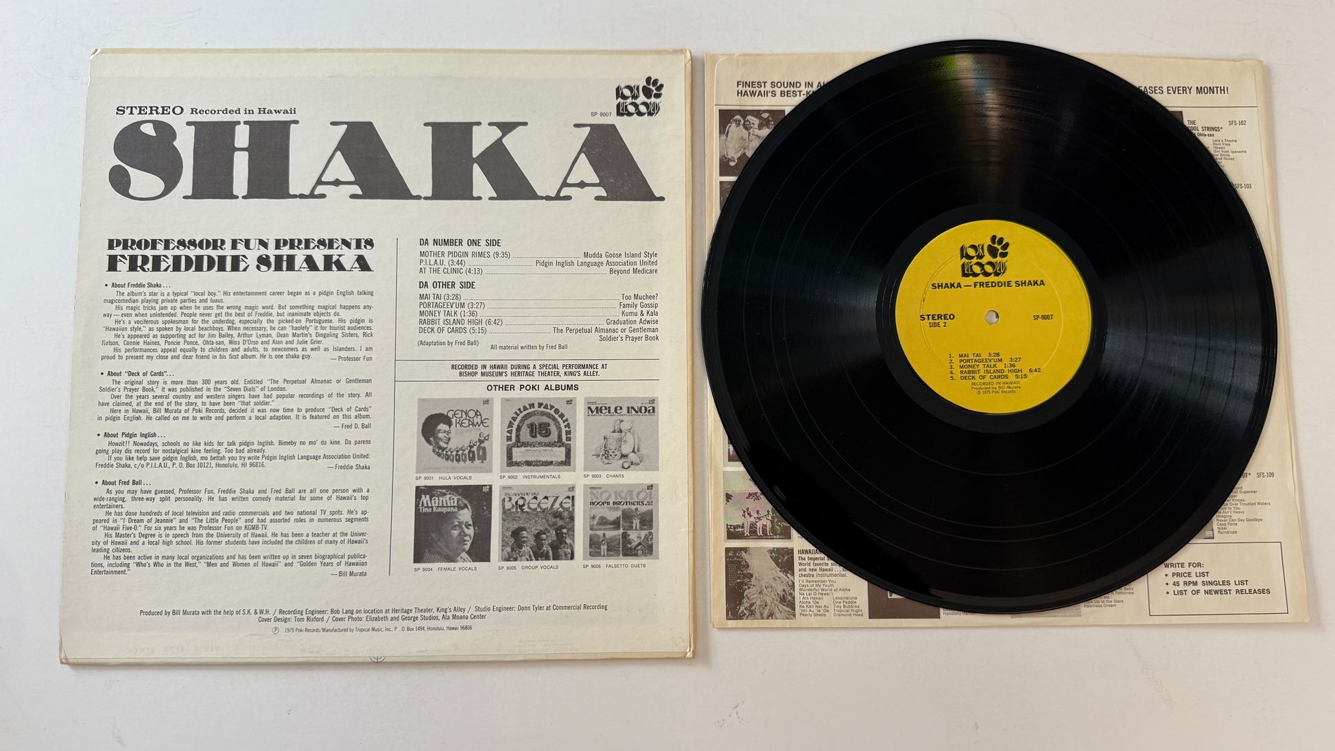 Freddie Shaka Shaka Used Vinyl LP VG+\VG+