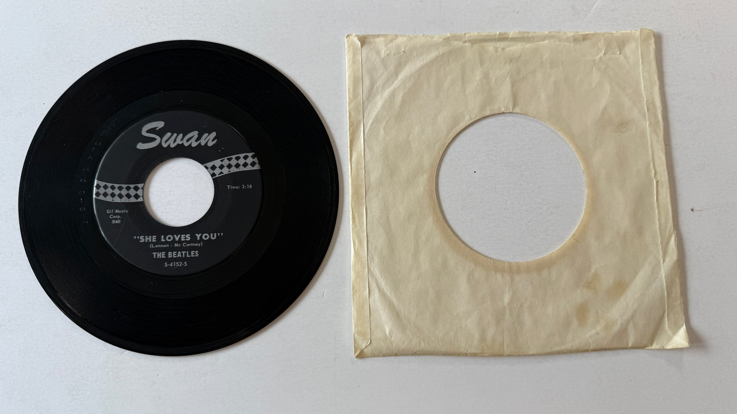 The Beatles She Loves You Used 45 RPM 7" Vinyl VG+\VG
