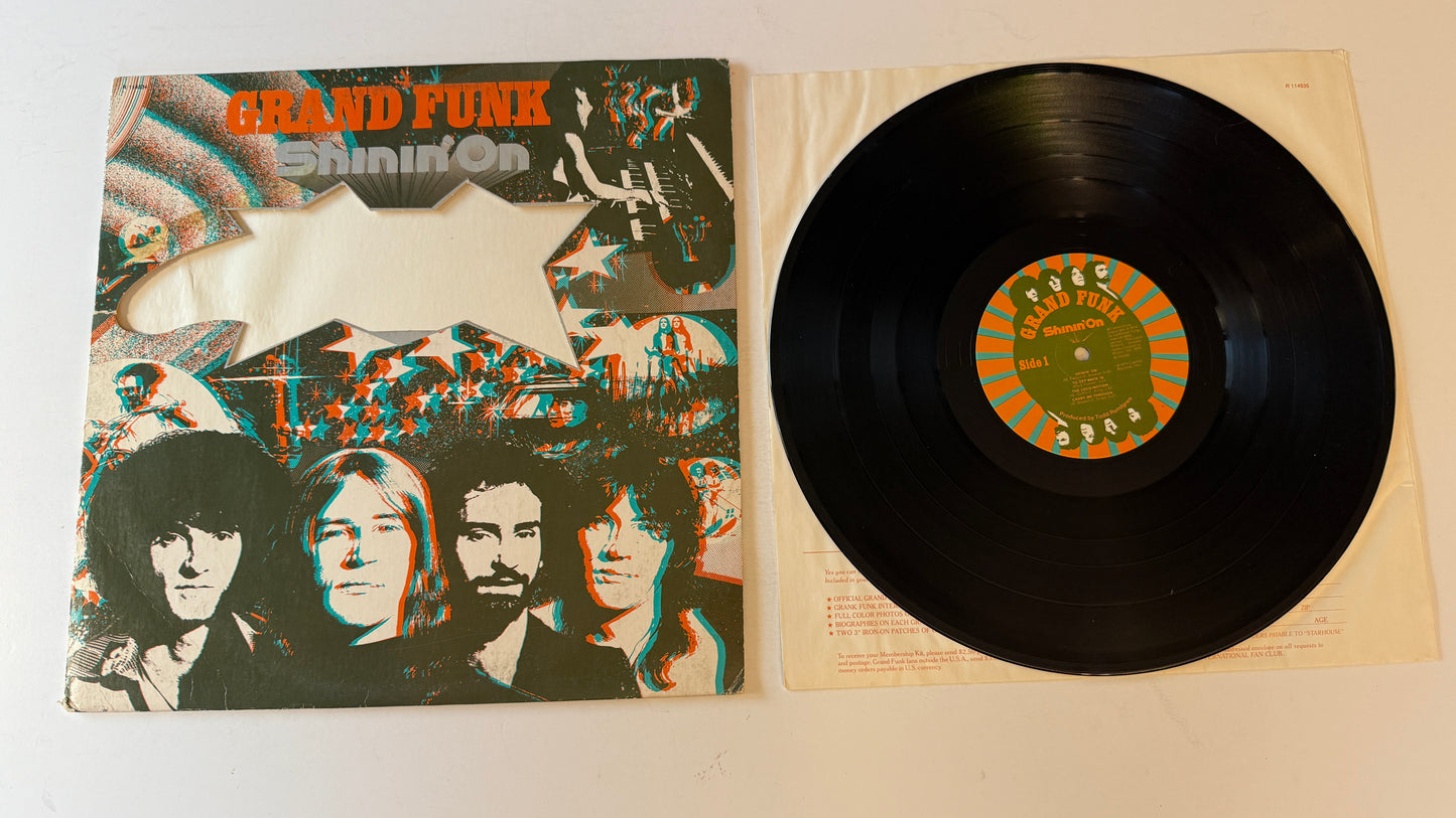 Grand Funk Railroad Shinin' On Used Vinyl LP VG+\VG