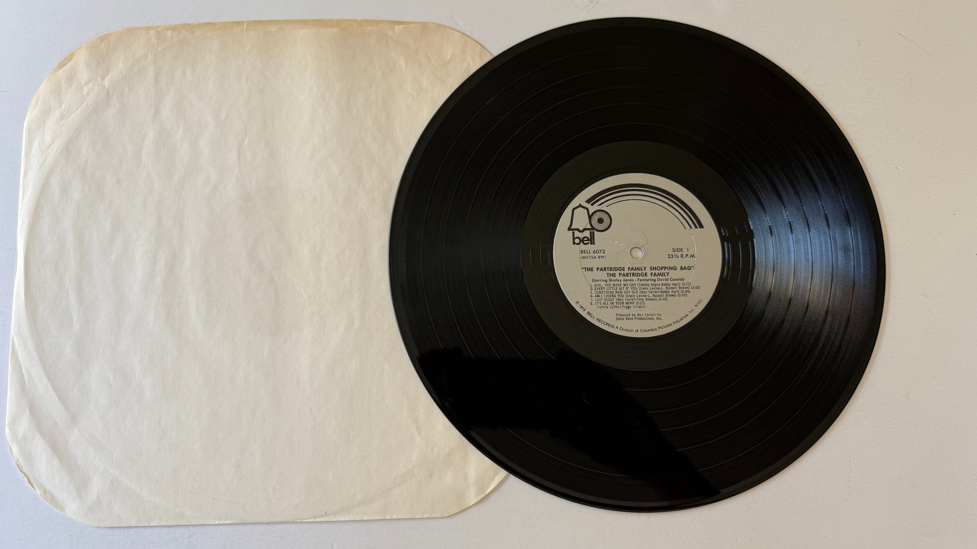 The Partridge Family Shopping Bag Used Vinyl LP VG+\VG