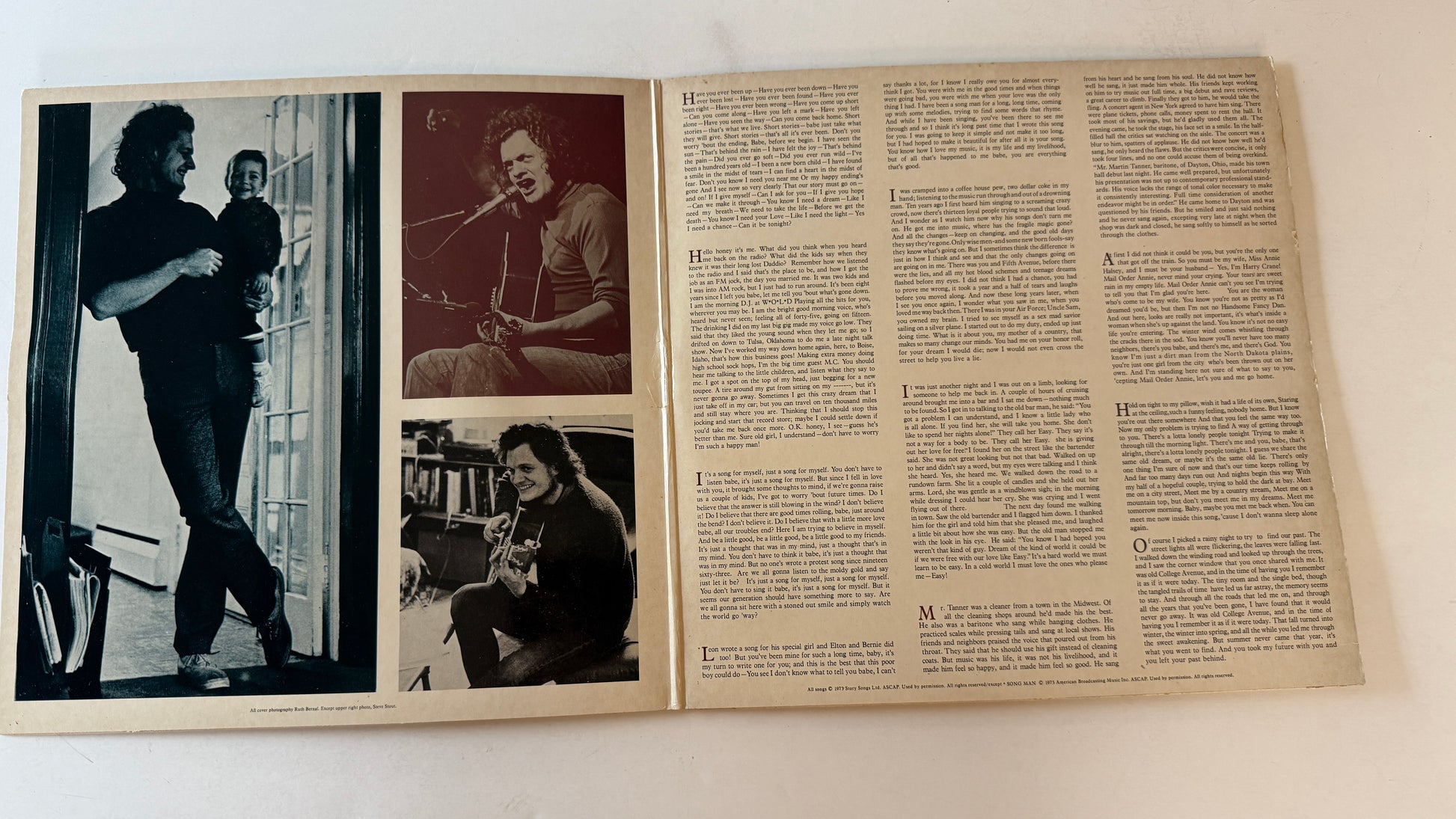 Harry Chapin Short Stories Used Vinyl LP VG+\G+